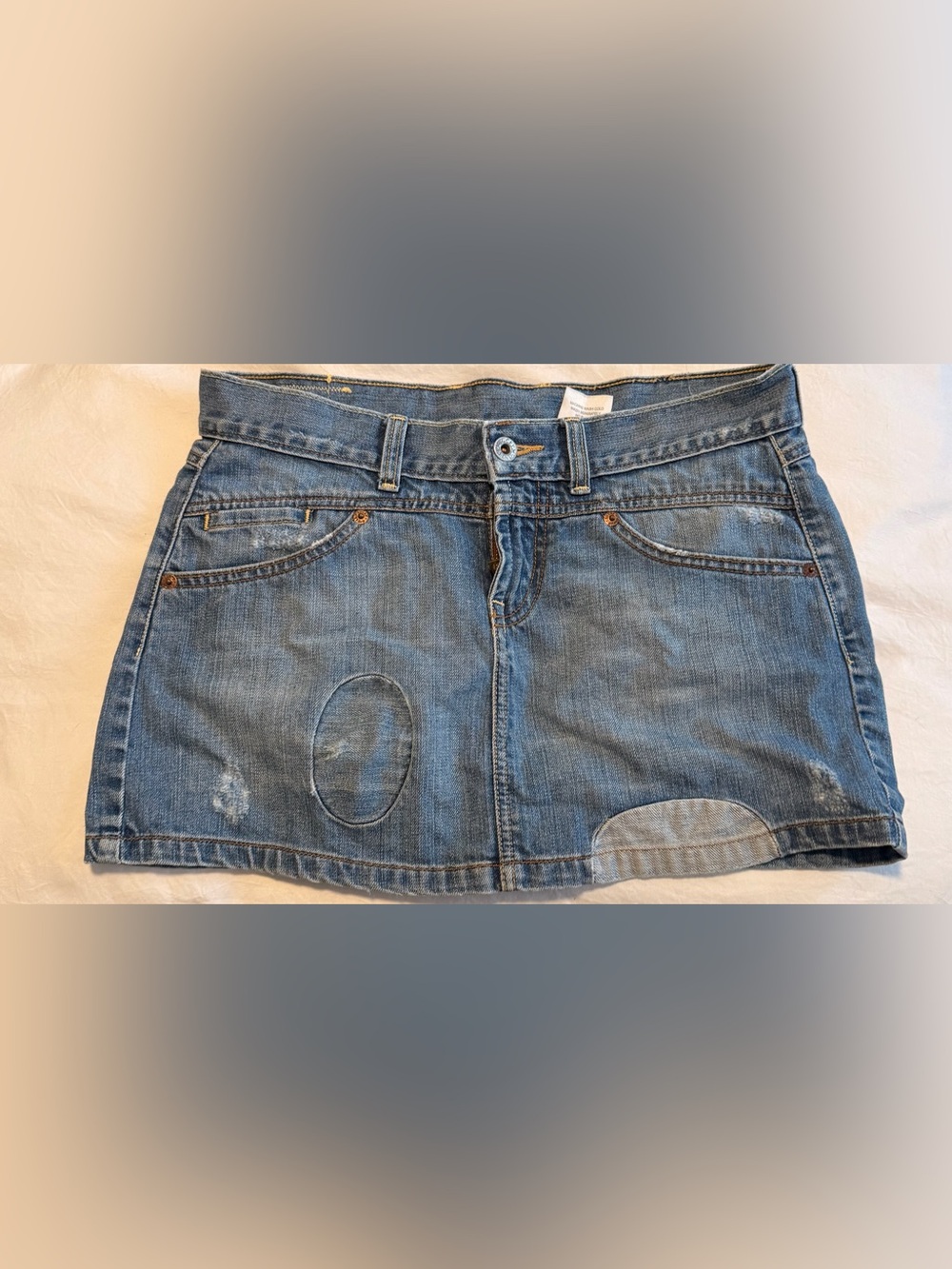Lucky Brand Blue Denim Skirt-Style Jeans